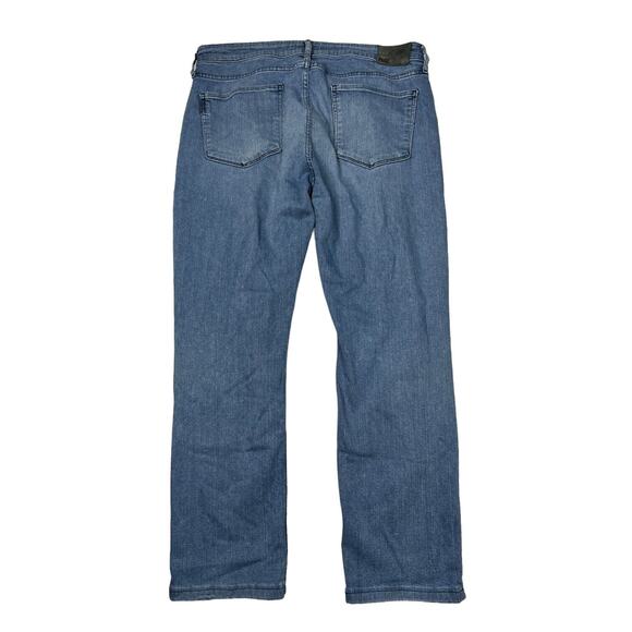 PAIGE Federal Slim Fit Straight Stretch Jeans FLAW Medium Wash Mens 36x29 - Picture 2 of 7